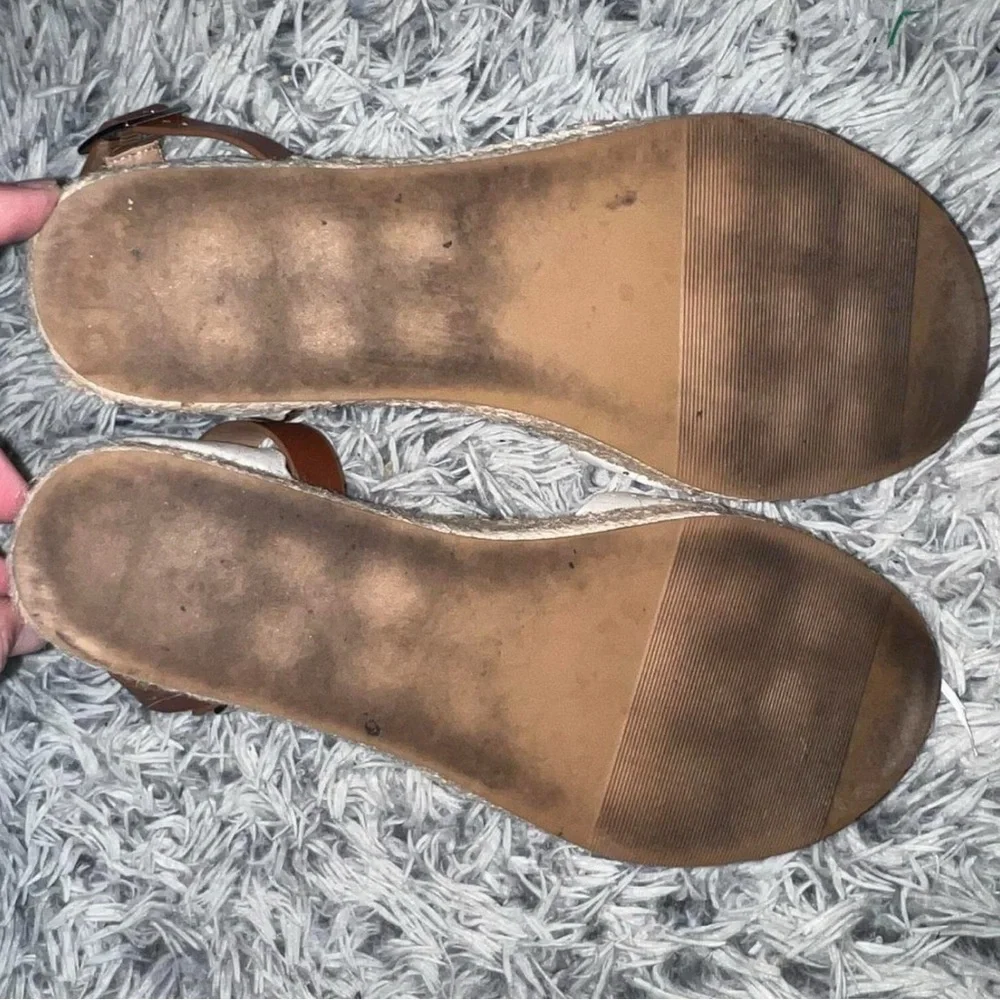 Torrid Cream and Tan Espadrille Sandals